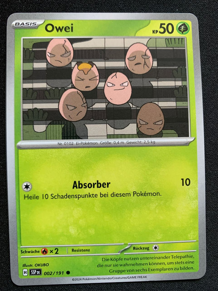 Owei 2/191 – Stürmische Funken (Karmesin & Purpur) – Pokémon Karte Matt