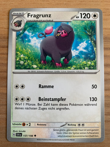 Fragrunz 157/198 – Karmesin & Purpur – Pokémon Karte Matt
