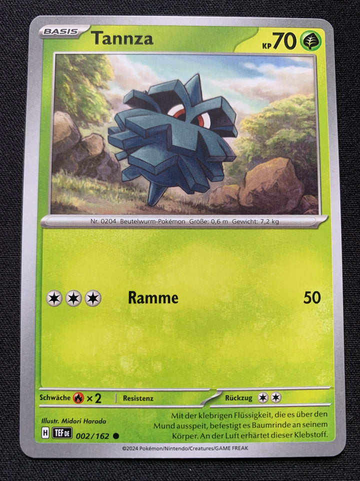 Tannza 2/162 – Gewalten der Zeit (Karmesin & Purpur) – Pokémon Karte Matt