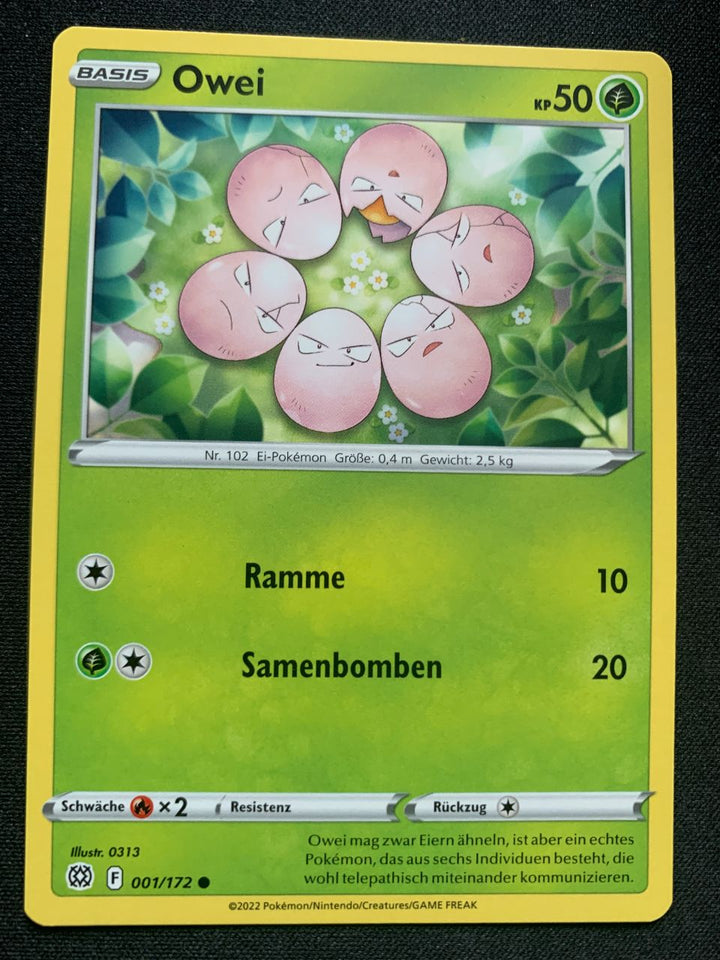 Owei 1/172 – Strahlende Sterne (Schwert & Schild) – Pokémon Karte Matt