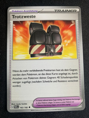 Trotzweste 162/182 – Paradoxrift (Karmesin & Purpur) – Pokémon Karte Matt