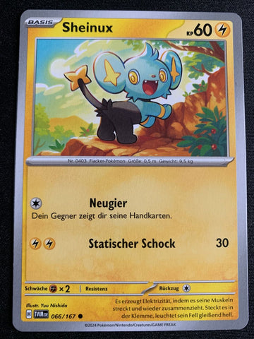 Sheinux 66/167 – Maskerade im Zwielicht (Karmesin & Purpur) – Pokémon Karte Matt