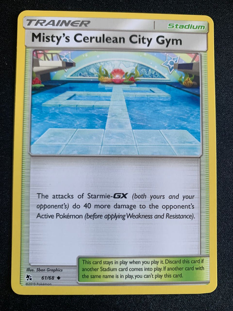Misty's Cerulean City Gym (Englisch) 61/68 – Verborgenes Schicksal – Pokémon Karte Matt