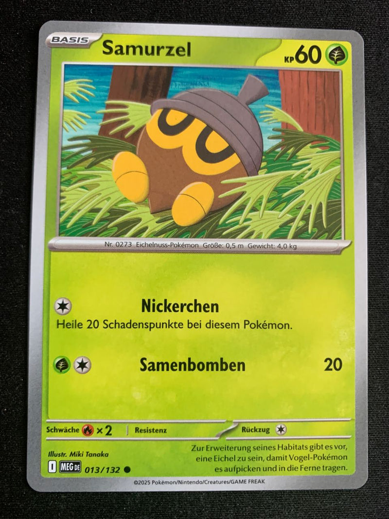 Samurzel 13/132 – Mega-Entwicklung – Pokémon Karte Matt
