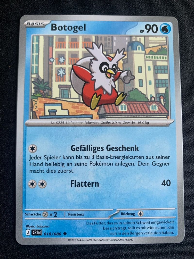 Botogel 18/86 – Wachsendes Chaos (Mega-Entwicklung) – Pokémon Karte Matt