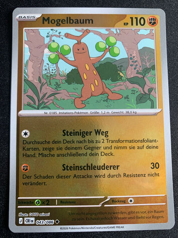 Mogelbaum 43/86 – Wachsendes Chaos (Mega-Entwicklung) – Pokémon Karte Reverse Holo