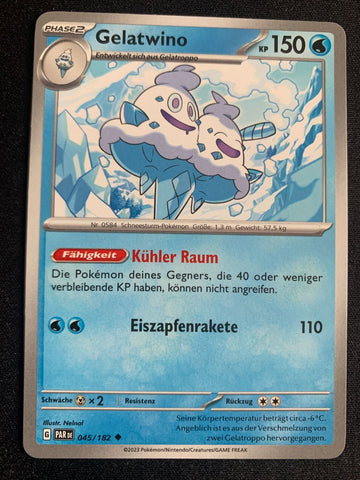 Gelatwino 45/182 – Paradoxrift (Karmesin & Purpur) – Pokémon Karte Matt
