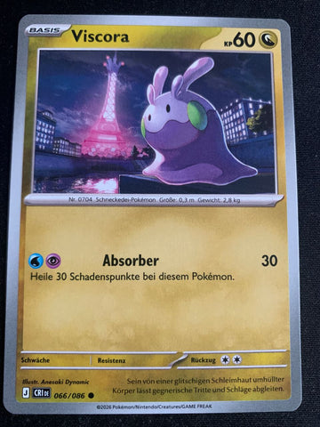 Viscora 66/86 – Wachsendes Chaos (Mega-Entwicklung) – Pokémon Karte Matt