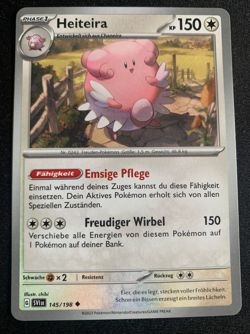 Heiteira 145/198 – Karmesin & Purpur – Pokémon Karte Matt