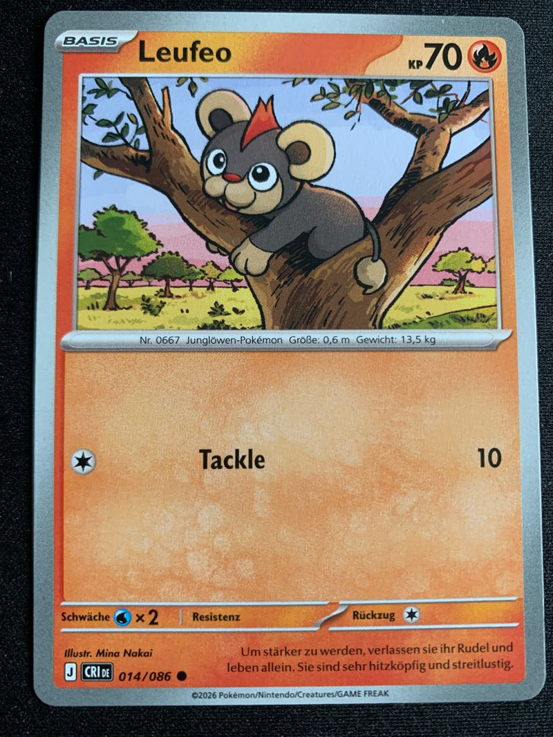 Leufeo 14/86 – Wachsendes Chaos (Mega-Entwicklung) – Pokémon Karte Matt