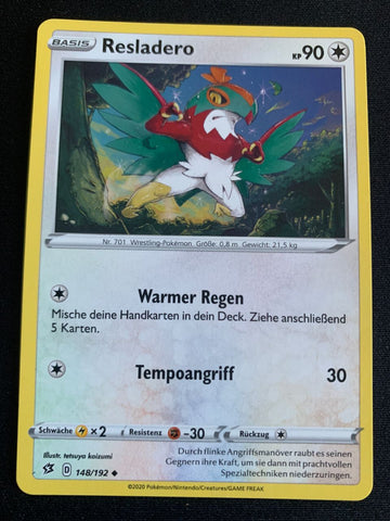 Resladero 148/192 – Clash der Rebellen (Schwert & Schild) – Pokémon Karte Matt