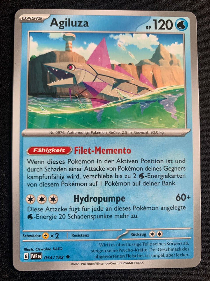 Agiluza 54/182 – Paradoxrift (Karmesin & Purpur) – Pokémon Karte Matt