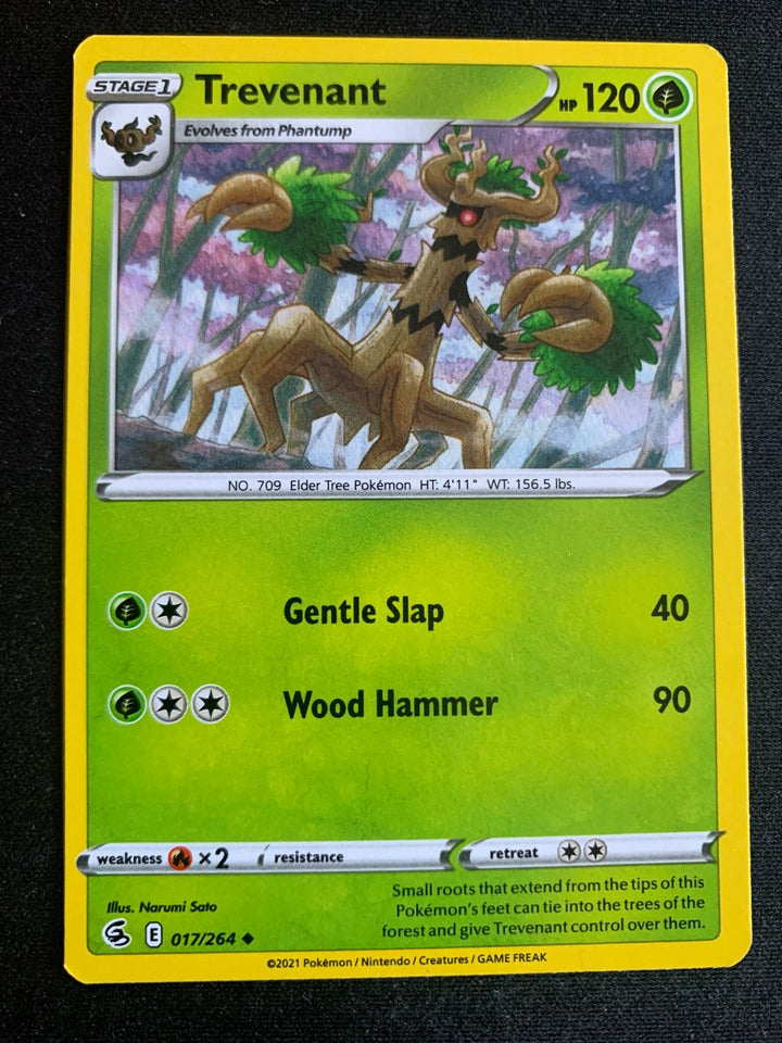 Trevenant (Englisch) 17/264 – Fusionsangriff (Schwert & Schild) – Pokémon Karte Matt