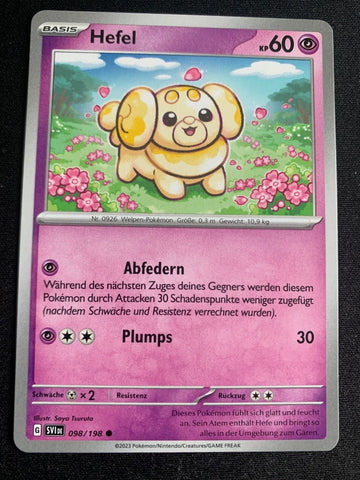 Hefel 98/198 – Karmesin & Purpur – Pokémon Karte Matt