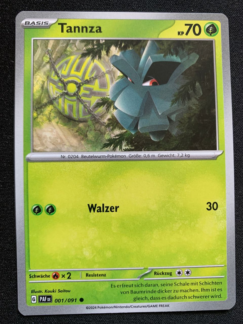 Tannza 1/91 – Paldeas Schicksale (Karmesin & Purpur) – Pokémon Karte Matt