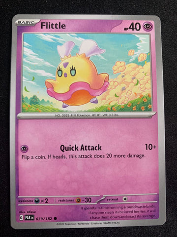 Flittle (Englisch) 79/182 – Paradoxrift (Karmesin & Purpur) – Pokémon Karte Matt