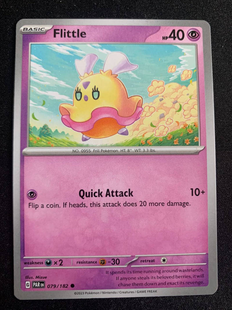 Flittle (Englisch) 79/182 – Paradoxrift (Karmesin & Purpur) – Pokémon Karte Matt