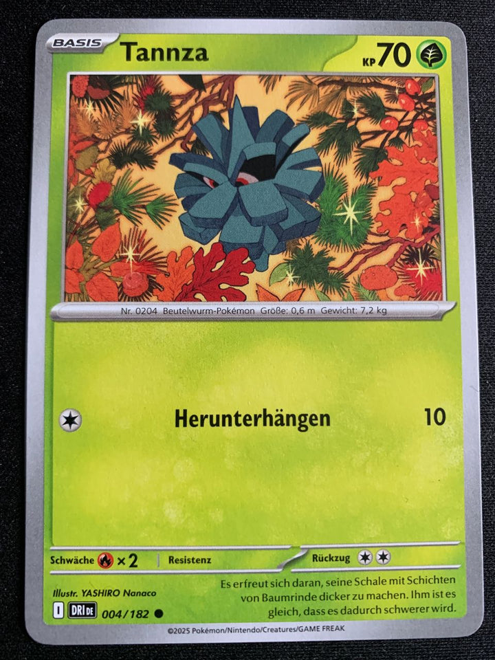 Tannza 4/182 – Ewige Rivalen (Karmesin & Purpur) – Pokémon Karte Matt