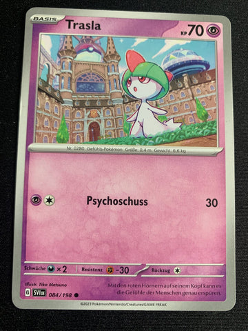 Trasla 84/198 – Karmesin & Purpur – Pokémon Karte Matt