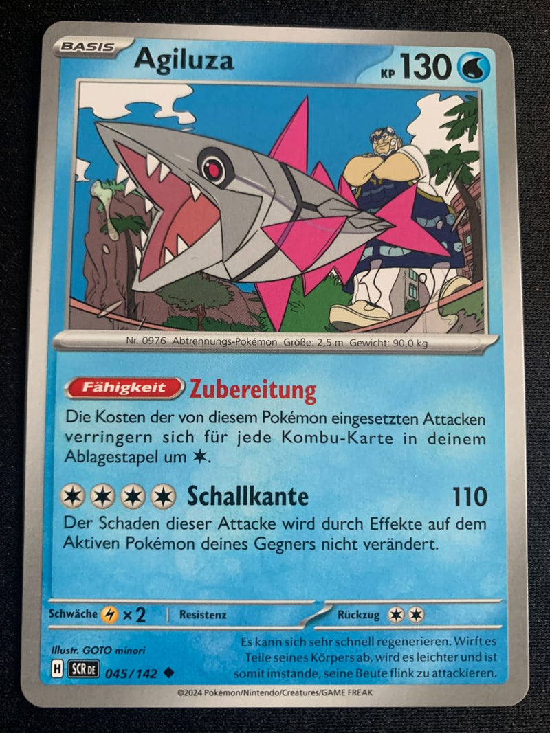 Agiluza 45/142 – Stellarkrone (Karmesin & Purpur) – Pokémon Karte Matt