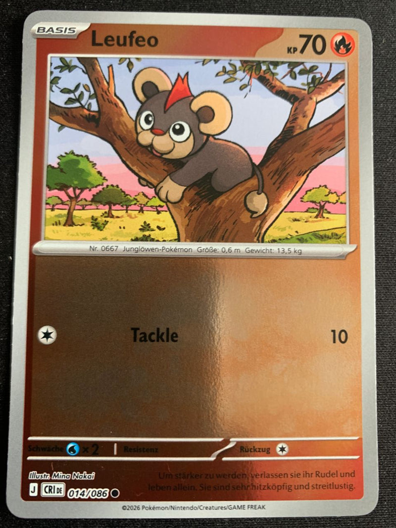Leufeo 14/86 – Wachsendes Chaos (Mega-Entwicklung) – Pokémon Karte Reverse Holo