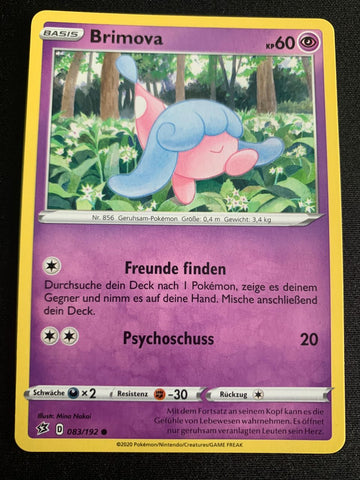 Brimova 83/192 – Clash der Rebellen (Schwert & Schild) – Pokémon Karte Matt