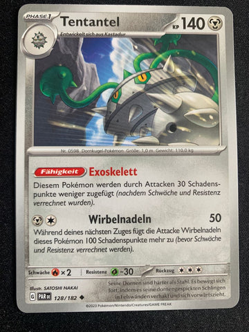 Tentantel 128/182 – Paradoxrift (Karmesin & Purpur) – Pokémon Karte Matt