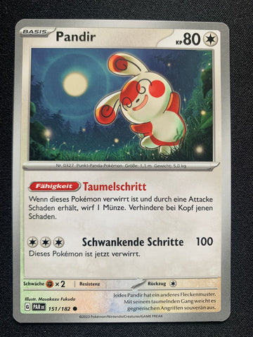 Pandir 151/182 – Paradoxrift (Karmesin & Purpur) – Pokémon Karte Matt