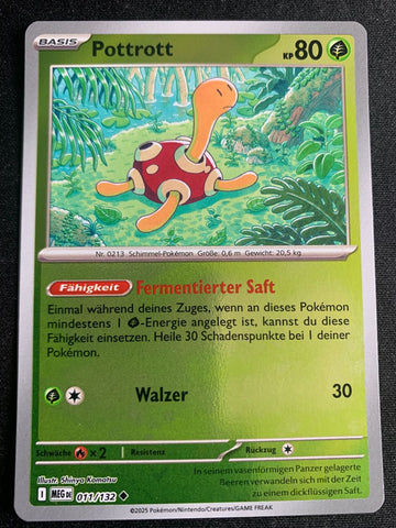 Pottrott 11/132 – Mega-Entwicklung – Pokémon Karte Reverse Holo