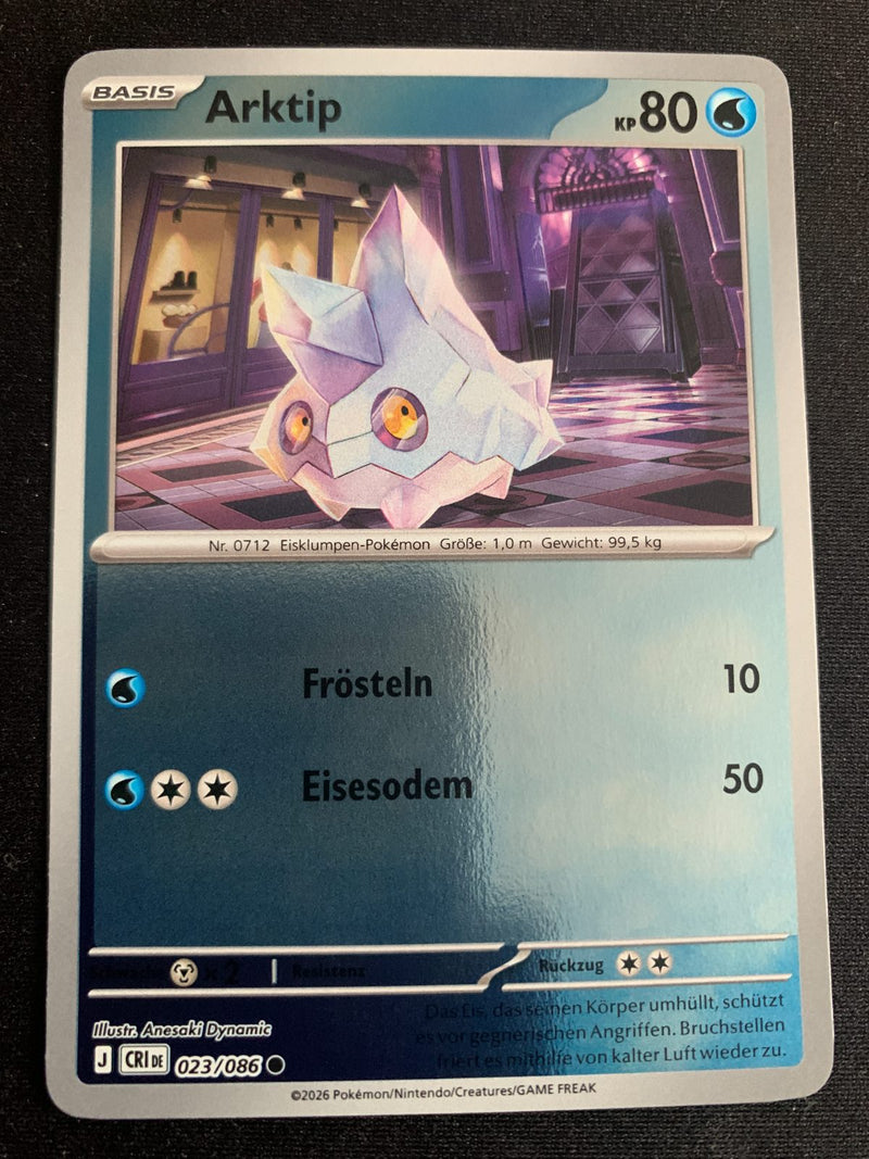 Arktip 23/86 – Wachsendes Chaos (Mega-Entwicklung) – Pokémon Karte Reverse Holo