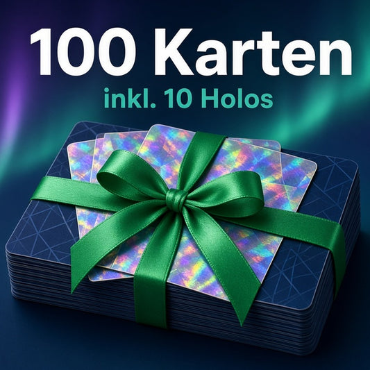 Pokémon Geschenk-Los 100 Karten mit 10 Holos – Symbolbild